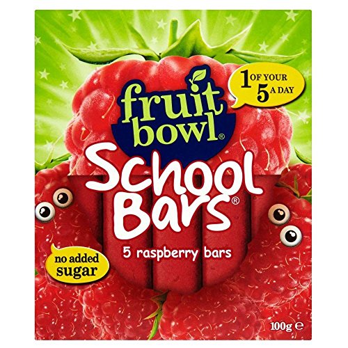 Fruit Bowl Schule Bars Raspberry (5x20g) - Packung mit 6 von Fruit Bowl