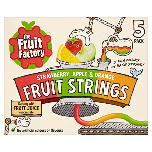 Die Frucht Erdbeere Fabrik , Apfel Und Orange Obst Streicher (5X20G) von Fruit Factory
