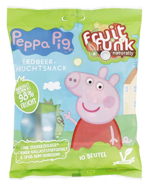 Fruit Funk Peppa Pig Erdbeer Snack von Fruit Funk