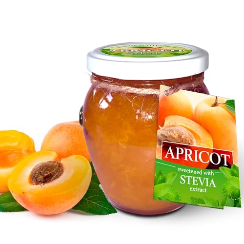 Fruit jam all natural (1 Glas, Aprikose mit Stevia) von Fruit jar