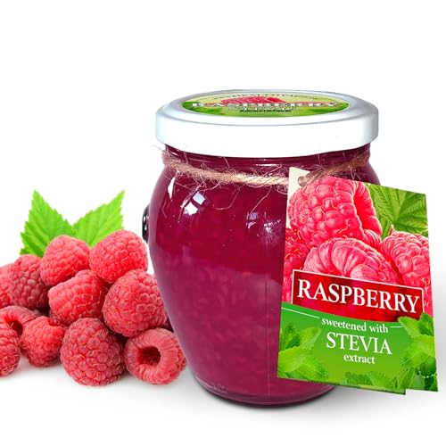 Natreen Marmelade aus regionalen Früchten mit natürlichem Stevia ❘ Ohne Zucker Konfitüre ❘ Ohne Konservierungsstoffe ❘ Gesunde Wahl für Frühstück, Snack und zum Backen ❘ Glutenfreie Fruchtmarmelade von Fruit jar