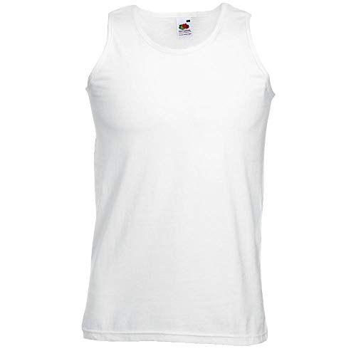 Fruit of the Loom - Tanktop 'Athletic Vest' M,White von Fruit of the Loom