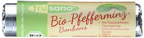 Frusano Bio Pfefferminz-Bonbons, 6er Pack (6 x 21 g) von Frusano