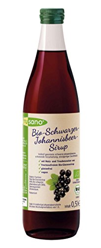 Frusano Schwarzer Johannisbeer-Sirup bio 0,5l von Frusano