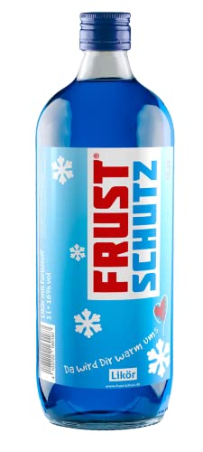FRUSTSCHUTZ - FRUSTSCHUTZ XL - 1 Liter GLAS-Flasche - Likör 16% vol. von Frustschutz