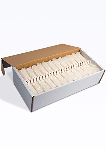 teeverliebt - Kandiszucker-Sticks weiß I 100 Kandis-Stäbchen im Karton I leckerer Tee-Zucker am Stiel - nicht nur für Ostfriesen-Tee I weiße Kandis-Zucker-Tee-Sticks I weiße Kandis-Sticks 100 Stück teeverliebt - Kandiszucker-Sticks weiß I 100 Kandis-Stäbchen im Karton I leckerer Tee-Zucker am Stiel - nicht nur für Ostfriesen-Tee I weiße Kandis-Zucker-Tee-Sticks I weiße Kandis-Sticks 100 Stück von teeverliebt