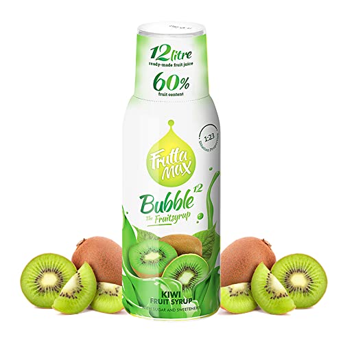 FruttaMax Kiwi Getränkesirup Frucht-sirup Konzentrat | weniger Zucker | mit 50% Fruchtanteil 500ml von FruttaMax