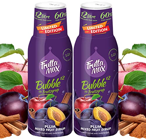 2 x 500ml FruttaMax Pflaume-Zimt-Apfel Frucht-sirup Konzentrat "Limited Edition" für Soda Maschine geeignet 2 x 500ml FruttaMax Pflaume-Zimt-Apfel Frucht-sirup Konzentrat "Limited Edition" für Soda Maschine geeignet von FruttaMax