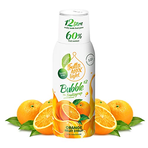 LIGHT Orange Fitness-Sirup von Frutta Max Getränkesirup | Zuckerfrei | mit Stevia | 60% Fruchtanteil 500ml von FruttaMax