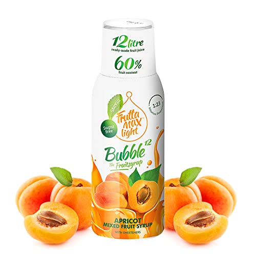 Light Aprikose - Fitness-Sirup von FruttaMax Getränkesirup | Zuckerfrei | mit Stevia | 60% Fruchtanteil 500ml von FruttaMax