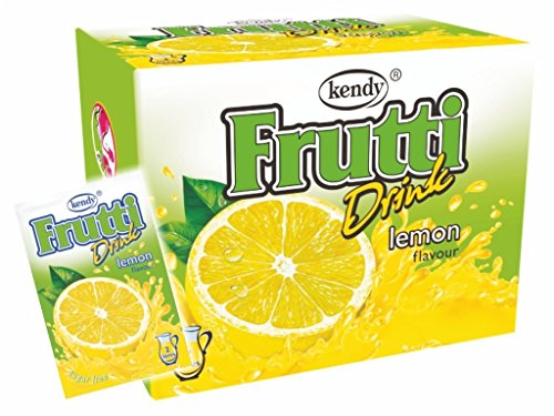 Frutti Instant Getränkepulver ohne Zucker - Geschmackrichtung: Lemon Zitrone 24er Packung von Frutti