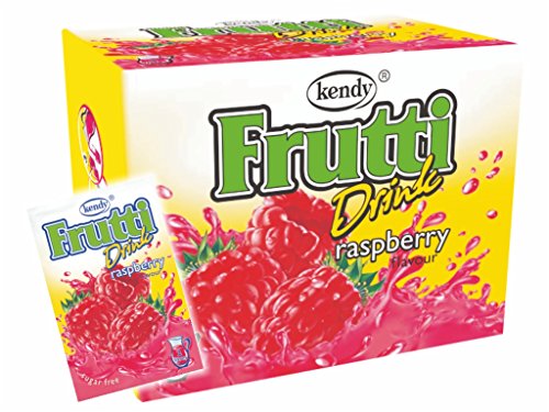 Frutti Instant Getränkepulver ohne Zucker - Geschmackrichtung: Raspberry Himbeere 24er Packung von Frutti