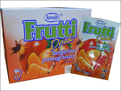 Frutti Instant Getränkepulver ohne Zucker - Geschmackrichtung: Tangerine-Pomegranate Mandarine-Granatapfel 24er Packung von Frutti