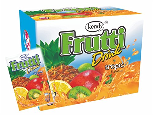 Frutti Instant Getränkepulver ohne Zucker - Geschmackrichtung: Tropic Tropische Früchte 24er Packung von Frutti