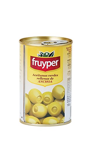 Oliven gefüllt mit Sardellenpaste / Aceitunas rellenas de anchoa - 300 gr von Fruyper