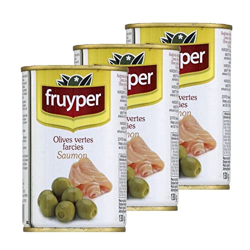 Set mit 3 x Olive mit Lachs – Box 300 g von Fruyper