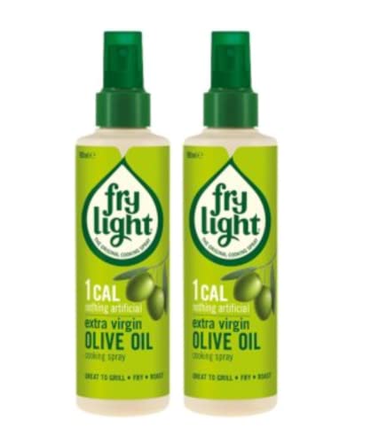 Frylight Extra Virgin Olive Oil Cooking Spray 2x 190ml (380ml) - 1 Cal. per Spray! von Fry Light