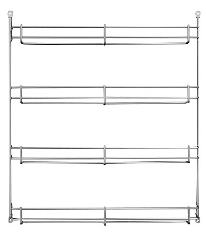 Fuchs 24er Gewürzregal leer in silber, 1er Pack von Fuchs
