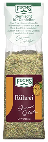 Fuchs Gourmet Selection Klassisch/Heimisch – Rührei Gewürzsalz, Nachfüllbeutel, Salz zum Würzen von Eierspeisen & Co, vegan, 65 g, 1 von Fuchs