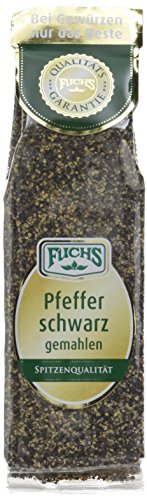 Fuchs Pfeffer schwarz gemahlen, 2er Pack (2 x 70 g) von Fuchs
