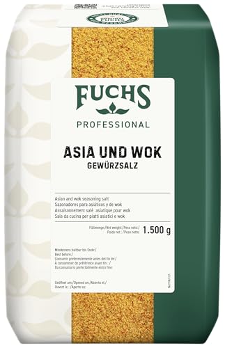 Fuchs Professional - Asia und Wok Gewürzsalz | Gewürz für aromatische Wok-Gerichte | Profi-Qualität für Großverbraucher | 1,5 kg im recyclebaren Beutel von Fuchs Professional
