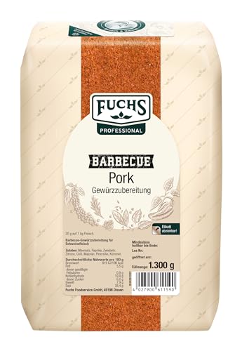 Fuchs Professional - BBQ Pork Gewürzzubereitung | 1,3 kg im großen Beutel | Grill-Gewürzmischung für Pulled Pork, Schweinefleisch von Fuchs Professional