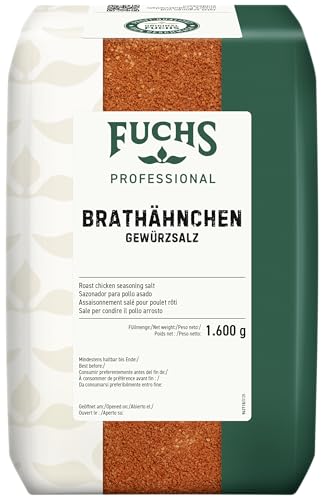 Fuchs Professional - Brathähnchen Gewürzsalz | Zum Würzen oder Marinieren von Hähnchen-Gerichten | Profi-Qualität für Großverbraucher | 1,6 kg im recyclebaren Beutel Fuchs Professional - Brathähnchen Gewürzsalz | Zum Würzen oder Marinieren von Hähnchen-Gerichten | Profi-Qualität für Großverbraucher | 1,6 kg im recyclebaren Beutel von Fuchs Professional