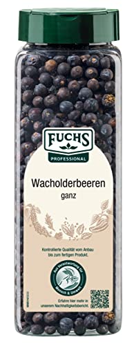Fuchs Professional - Wacholderbeeren ganz | Ideal zum Würzen von Sauerbraten oder Sauerkraut| 300 g im großen Streuer Fuchs Professional - Wacholderbeeren ganz | Ideal zum Würzen von Sauerbraten oder Sauerkraut| 300 g im großen Streuer von Fuchs Professional