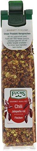 FUCHS Chili Jalapeno Flocken, 4er Pack (4 x 25 g) von Fuchs Gewürze