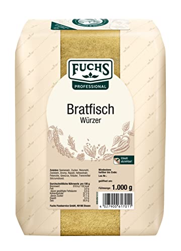 Fuchs Bratfisch Würzer GV {1 x 1 kg} ,1kg (1er Pack) , (Verpackung kann variieren ) von Fuchs