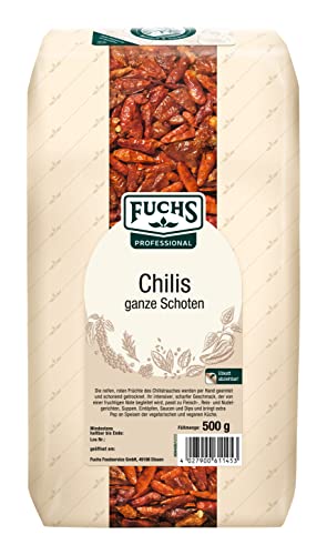 Fuchs Chillies ganz, 2er Pack (2 x 500 g) von Fuchs