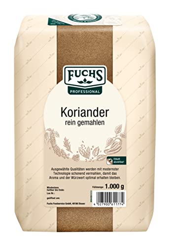 Fuchs Coriander rein gemahlen, 3er Pack (3 x 1 kg) von Fuchs