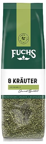 Fuchs Gewürze - 8-Kräuter gerebelt im recyclebaren Nachfüllbeutel - 25 g von Fuchs