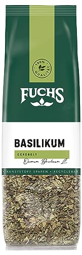 Fuchs Gewürze - Basilikum gerebelt im recyclebaren Nachfüllbeutel - 20 g von Fuchs