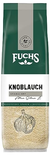 Fuchs Gewürze - Knoblauch granuliert im recyclebaren Nachfüllbeutel - 85 g von Fuchs