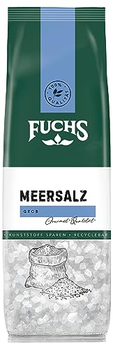 Fuchs Gewürze - Meersalz grob im recyclebaren Nachfüllbeutel - 130 g von Fuchs
