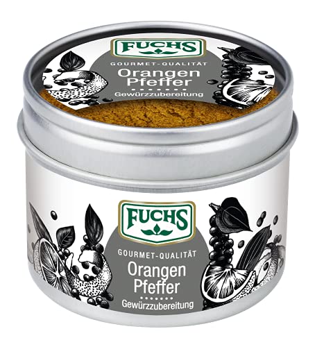 Fuchs Gewürze Orangen Pfeffer Gewürzzubereitung, 45 g Fuchs Gewürze Orangen Pfeffer Gewürzzubereitung, 45 g von Fuchs