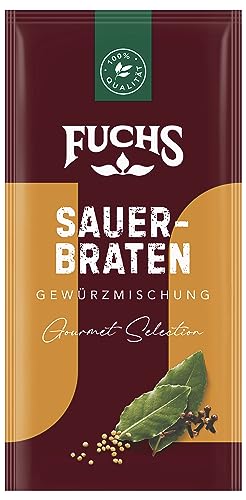 Fuchs Gewürze - Sauerbraten Gewürzmischung, Gewürz zur Zubereitung einer Marinade für 1 kg Sauerbraten - aus natürlichen Zutaten - 15 g Fuchs Gewürze - Sauerbraten Gewürzmischung, Gewürz zur Zubereitung einer Marinade für 1 kg Sauerbraten - aus natürlichen Zutaten - 15 g von Fuchs