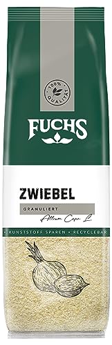 Fuchs Gewürze - Zwiebel granuliert im recyclebaren Nachfüllbeutel - 70 g von Fuchs