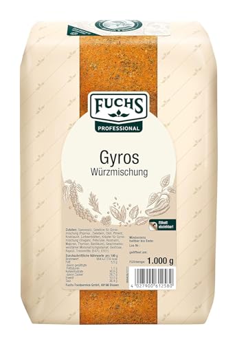 Fuchs Gyros Würzmischung, 1er Pack (1 x 1 kg) von Fuchs