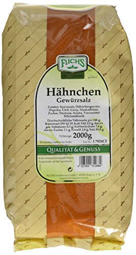 Fuchs Hähnchen-Würzsalz GV 2kg, 6er Pack (6 x 2 kg) von Fuchs