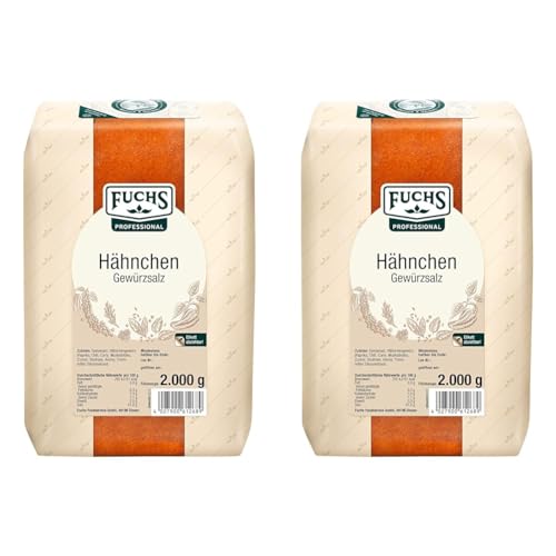 Fuchs Hähnchen-Würzsalz GV 2kg (1 x 2 kg) (Packung mit 2) von Fuchs