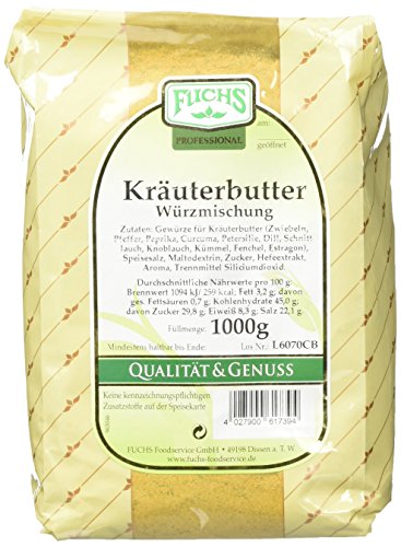 Fuchs Kräuterbutter Würzmischung, 3er Pack (3 x 1 kg) von Fuchs