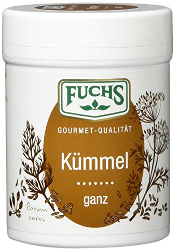 FUCHS Kümmel ganz, derb-würzige Kräuter (aromatisches Gewürz in Dose), 3er Pack (3 x 60 g) von Fuchs