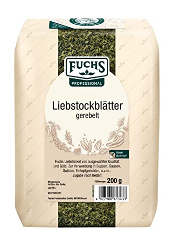 Fuchs Liebstöckelblätter gerebelt, 4er Pack (4 x 200 g) von Fuchs