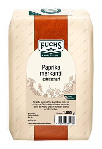 Fuchs Paprika Merkantil extra scharf, 2er Pack (2 x 1 kg) von Fuchs