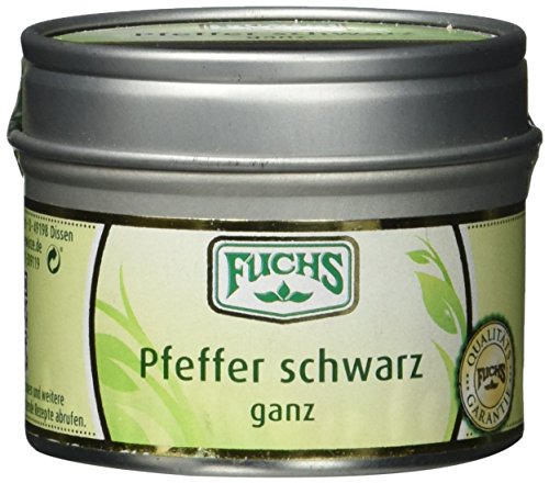 Fuchs Pfeffer schwarz ganz, 2er Pack (2 x 55 g) von Fuchs