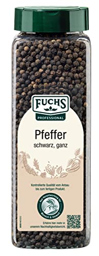 Fuchs Pfeffer schwarz ganz (1 x 500 g) | 500 g (1er Pack) von Fuchs