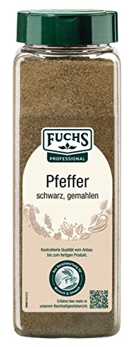 Fuchs Pfeffer schwarz gemahlen (1 x 550 g) von Fuchs