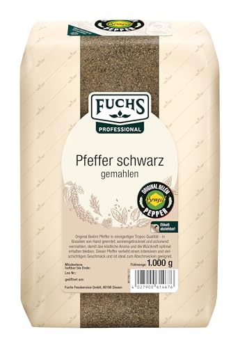 Fuchs Pfeffer schwarz gemahlen (1 x 1 kg) von Fuchs